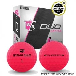 Wilson Staff 2019 DUO SOFT OPTIX Golf Ball -FAIRWAY GOLF Sales WIL0182f